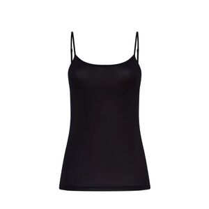 Hanro Soft Touch Spaghetti Camisole Top Size Small in Black NWT